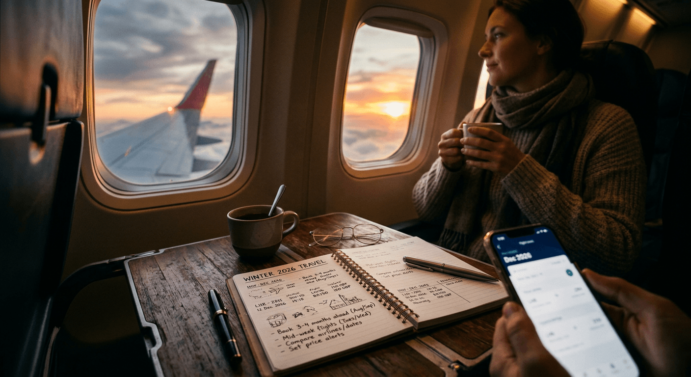 Best Time to Book Flights for Winter 2026 Travel: Money-Saving Tips