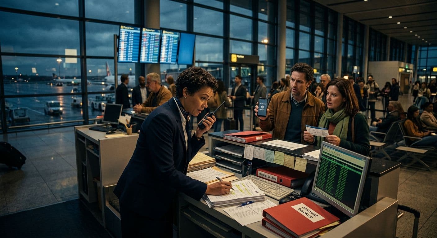Survive Airline App Outages: Gate Agent Backup Hacks